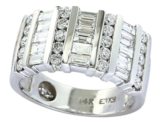 EFFY 14K WHITE GOLD DIAMOND RING