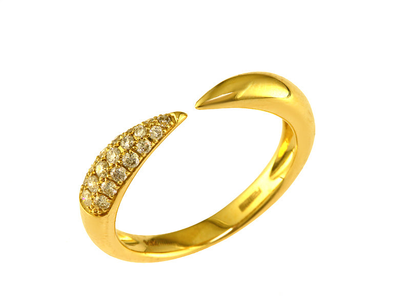 EFFY 14K YELLOW GOLD DIAMOND RING