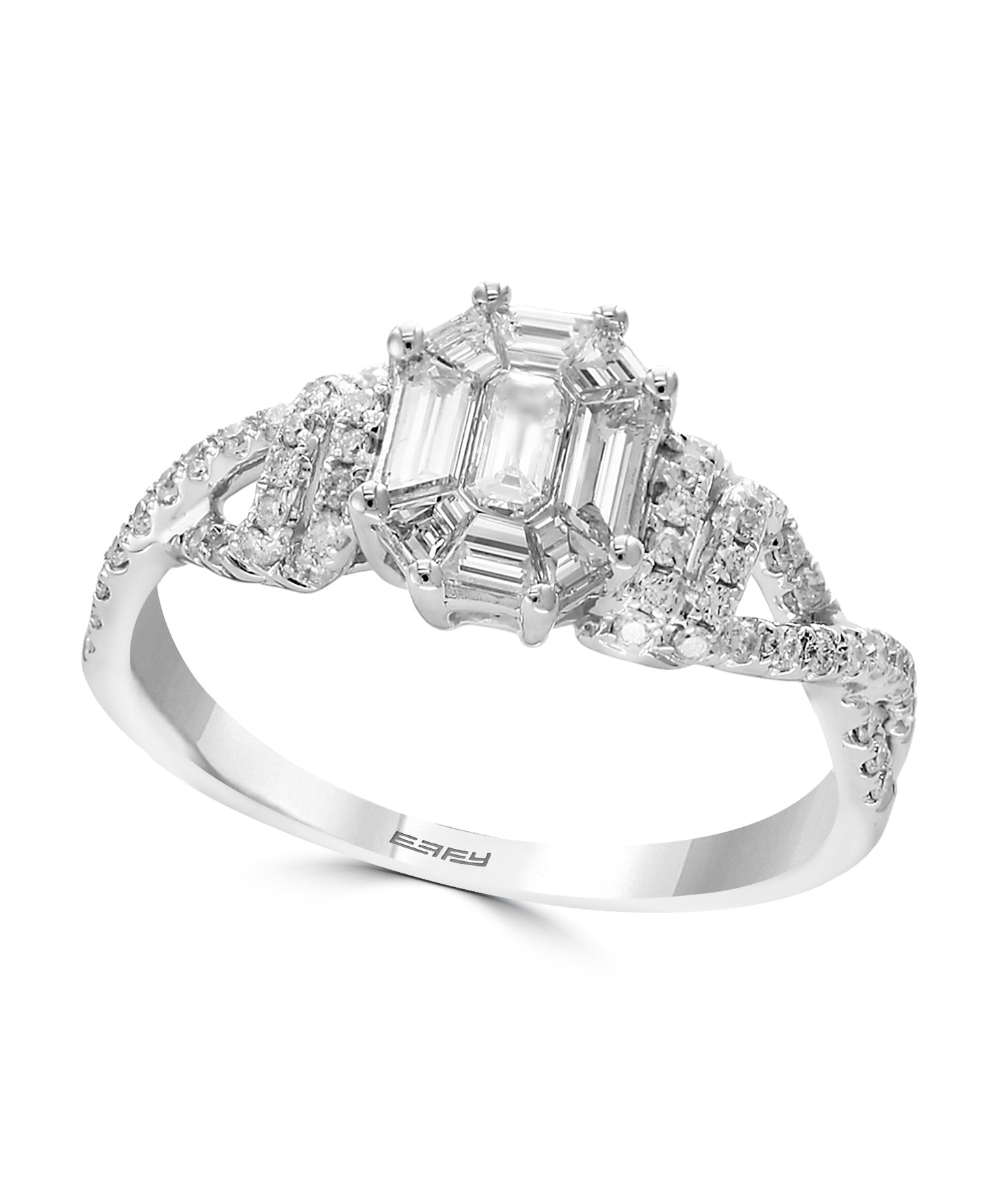 Effy 14K White Gold Diamond Ring