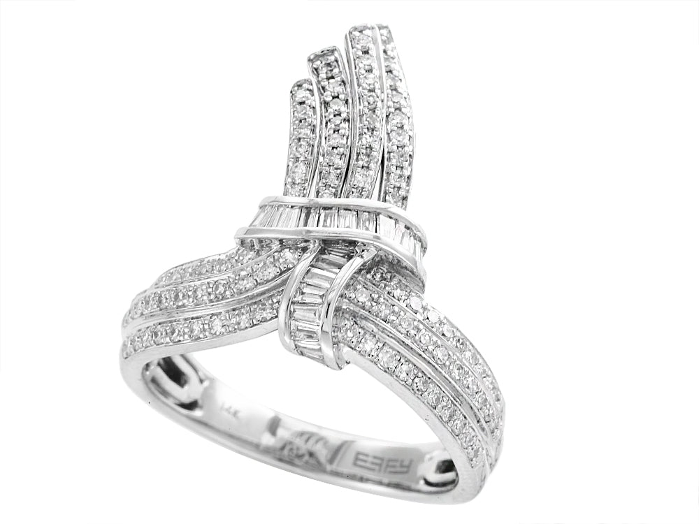 EFFY 14K WHITE GOLD DIAMOND RING