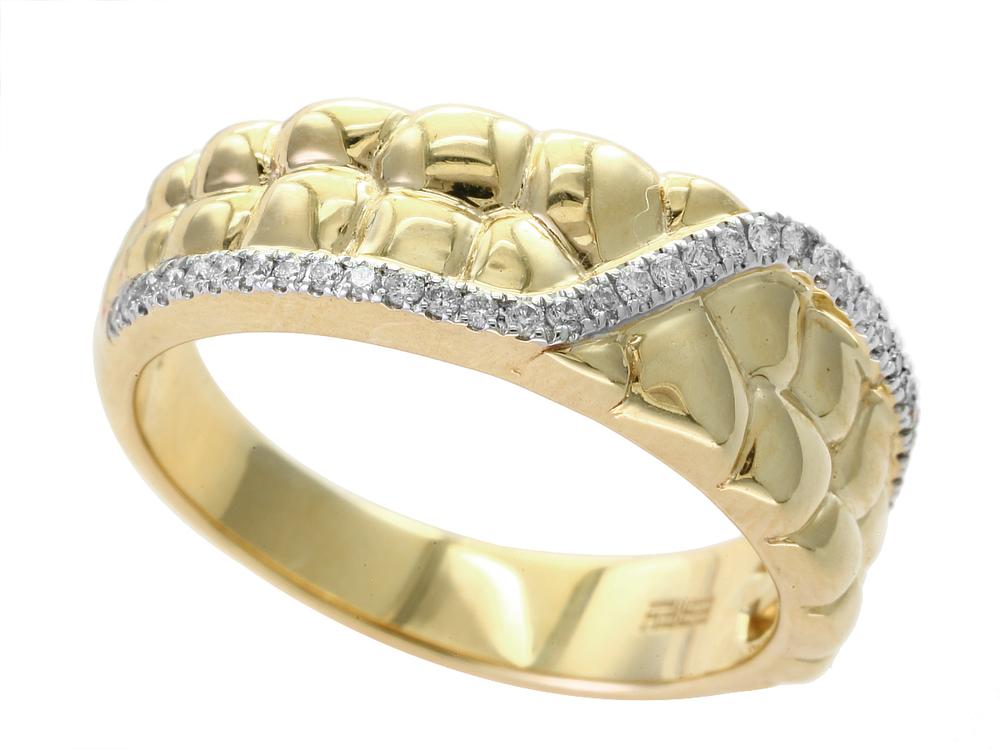 EFFY 14K YELLOW GOLD DIAMOND RING