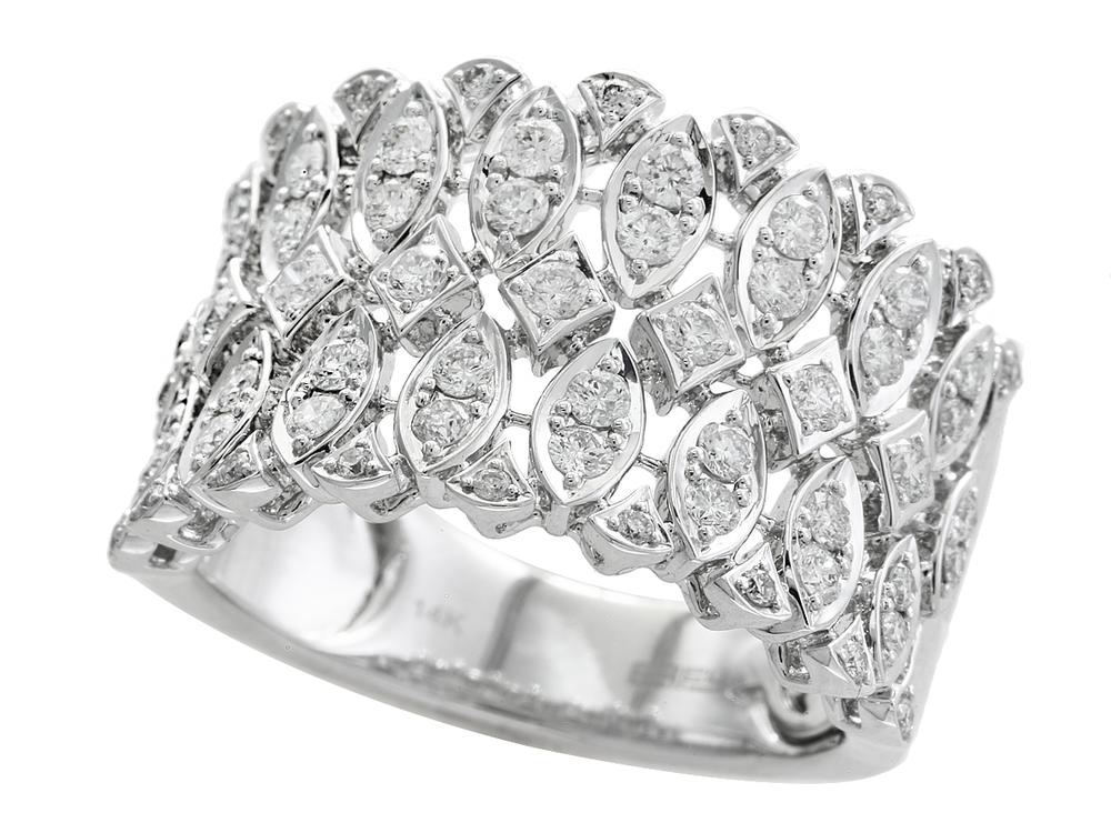 EFFY 14K WHITE GOLD DIAMOND RING