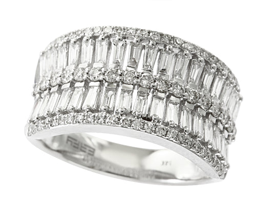 EFFY 14K WHITE GOLD DIAMOND RING