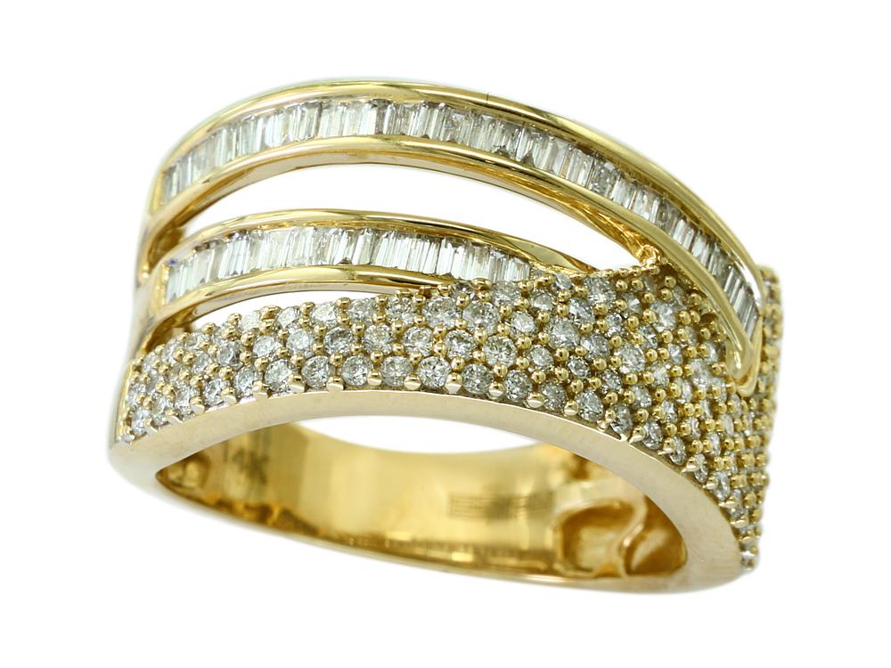 EFFY 14K YELLOW GOLD DIAMOND RING