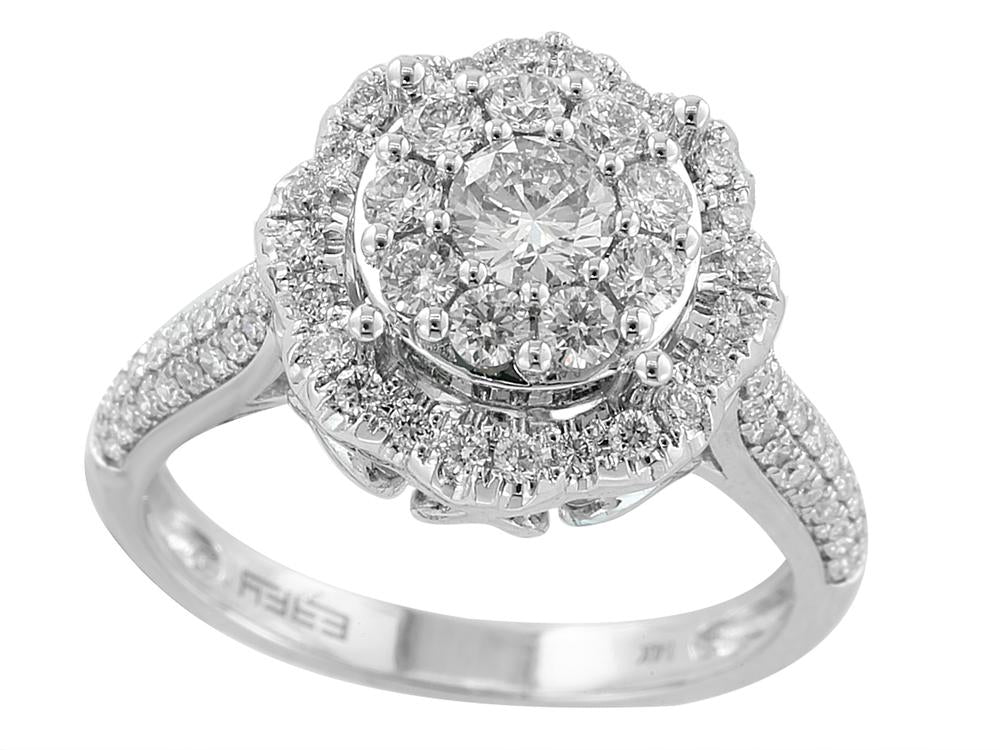 EFFY 14K WHITE GOLD DIAMOND RING