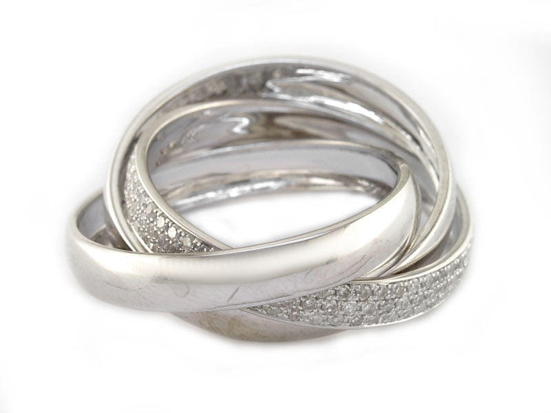 EFFY 14K WHITE GOLD DIAMOND RING