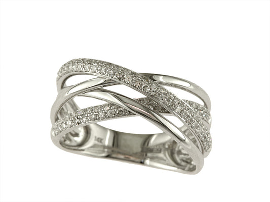 EFFY 14K WHITE GOLD DIAMOND RING