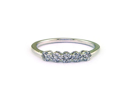 EFFY 14K WHITE GOLD DIAMOND RING