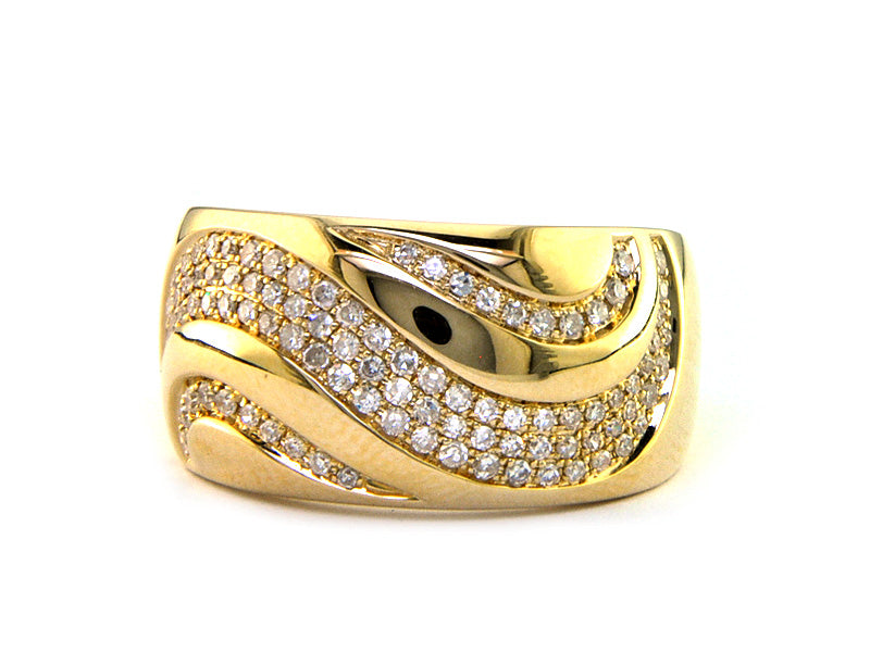 EFFY 14K YELLOW GOLD DIAMOND RING