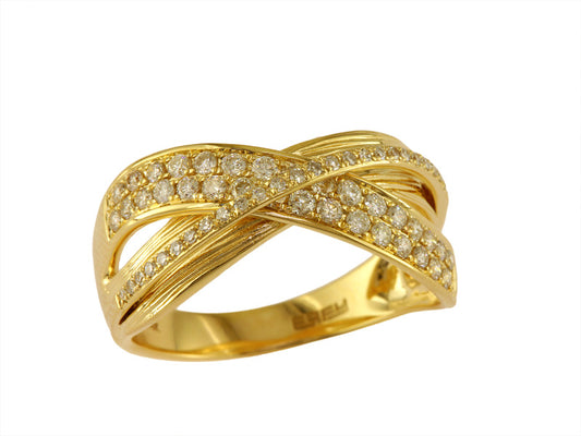 EFFY 14K YELLOW GOLD DIAMOND RING