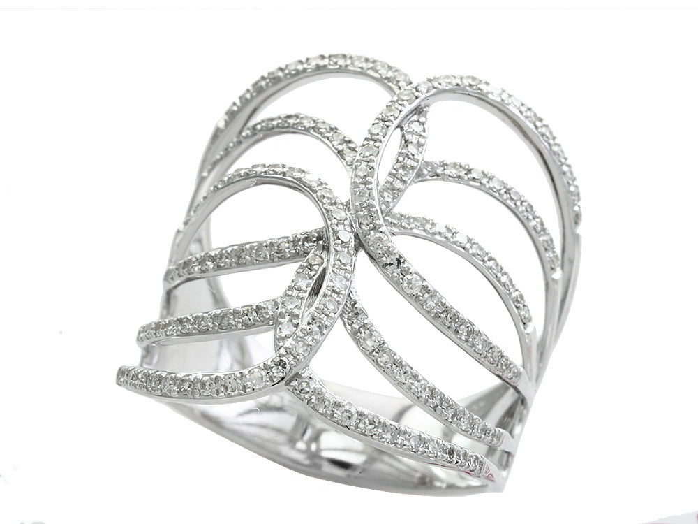 EFFY 14K WHITE GOLD DIAMOND RING