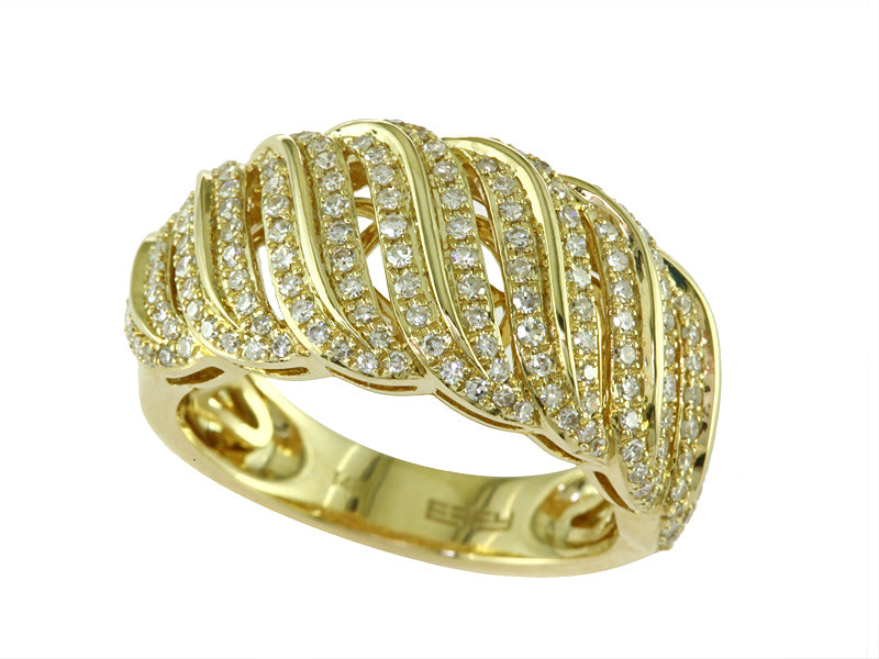 EFFY 14K YELLOW GOLD DIAMOND RING