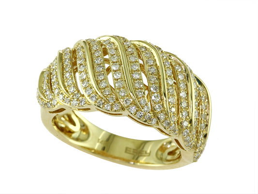 EFFY 14K YELLOW GOLD DIAMOND RING