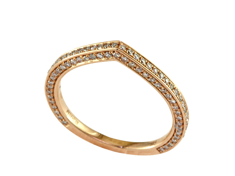 EFFY 14K ROSE GOLD DIAMOND RING