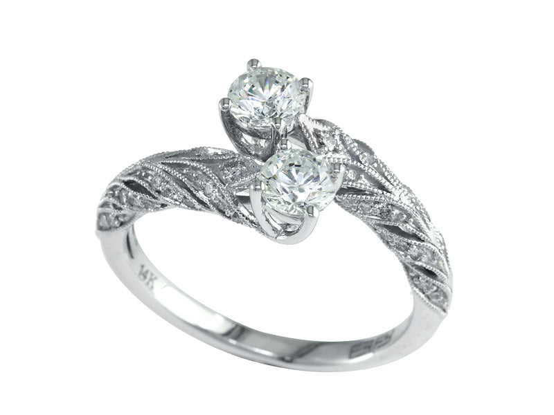 EFFY 14K WHITE GOLD DIAMOND RING