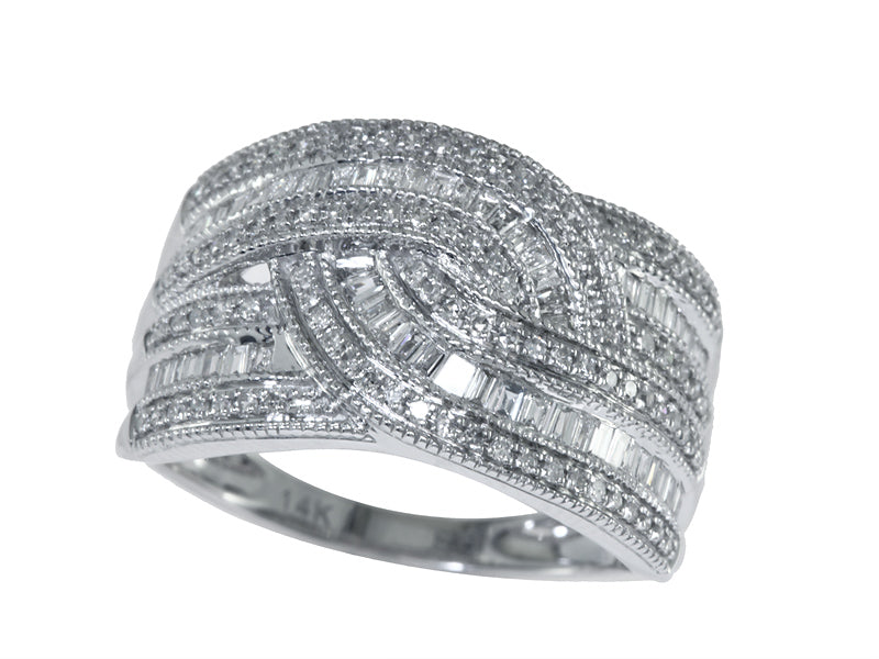 EFFY 14K WHITE GOLD DIAMOND RING