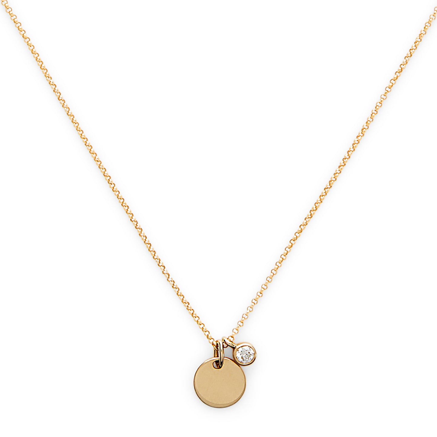 Effy 14K Yellow Gold Diamond Necklace