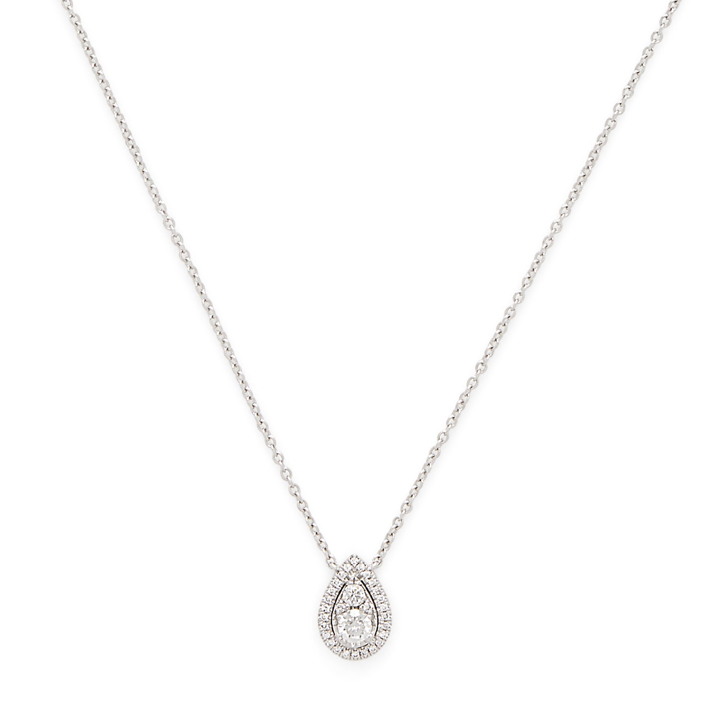 Effy 14K White Gold Diamond Necklace