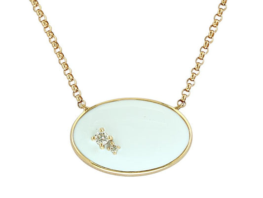 EFFY 14K YELLOW GOLD DIAMOND NECKLACE