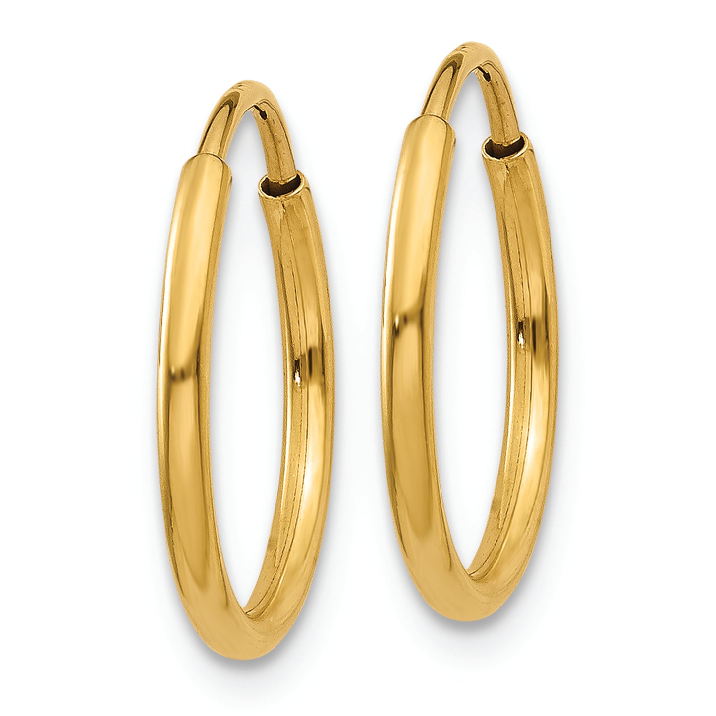 14k 1.25mm Endless Hoop Earring