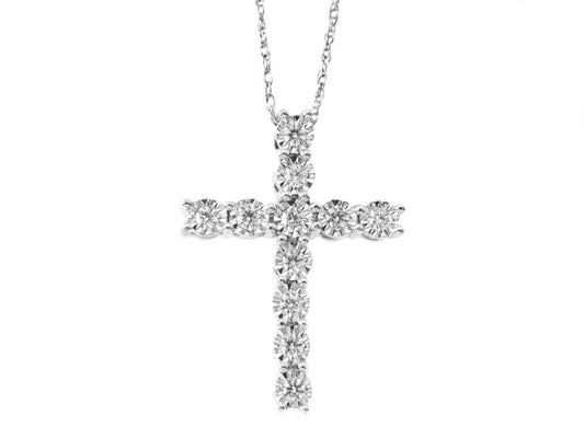 EFFY 925 SILVER DIAMOND PENDANT