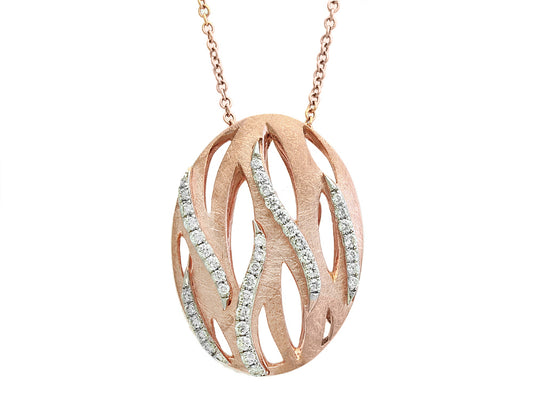 EFFY 14K ROSE GOLD DIAMOND PENDANT