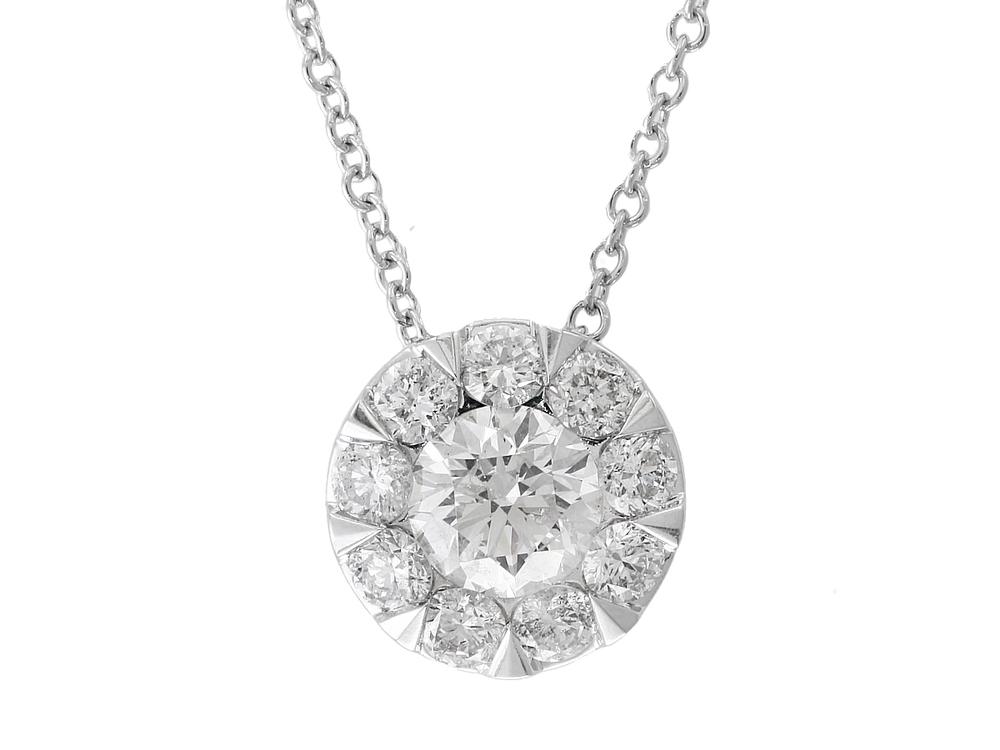 EFFY 14K WHITE GOLD DIAMOND PENDANT