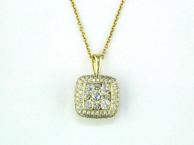 EFFY 14K YELLOW GOLD DIAMOND PENDANT