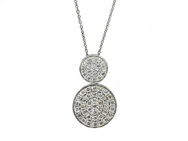 EFFY 14K WHITE GOLD DIAMOND PENDANT