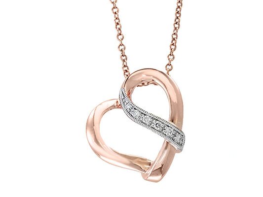 EFFY 14K ROSE GOLD DIAMOND PENDANT