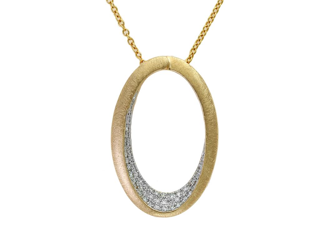 EFFY 14K YELLOW GOLD DIAMOND PENDANT