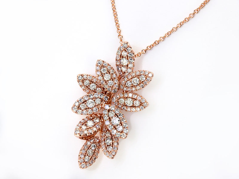 EFFY 14K ROSE GOLD DIAMOND PENDANT