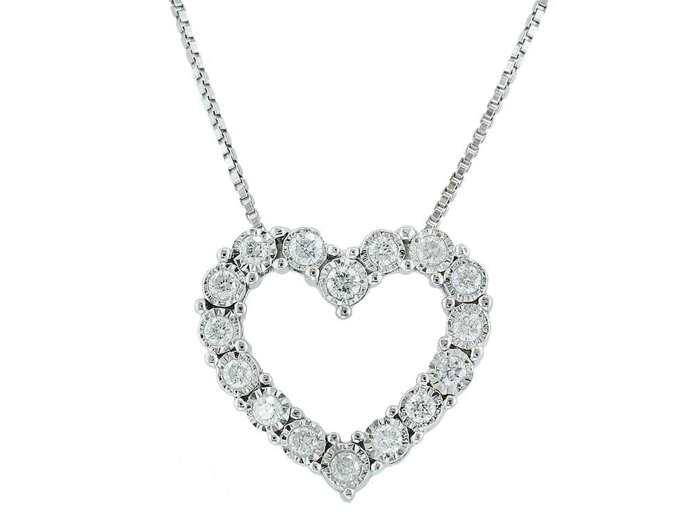 EFFY 925 SILVER DIAMOND PENDANT