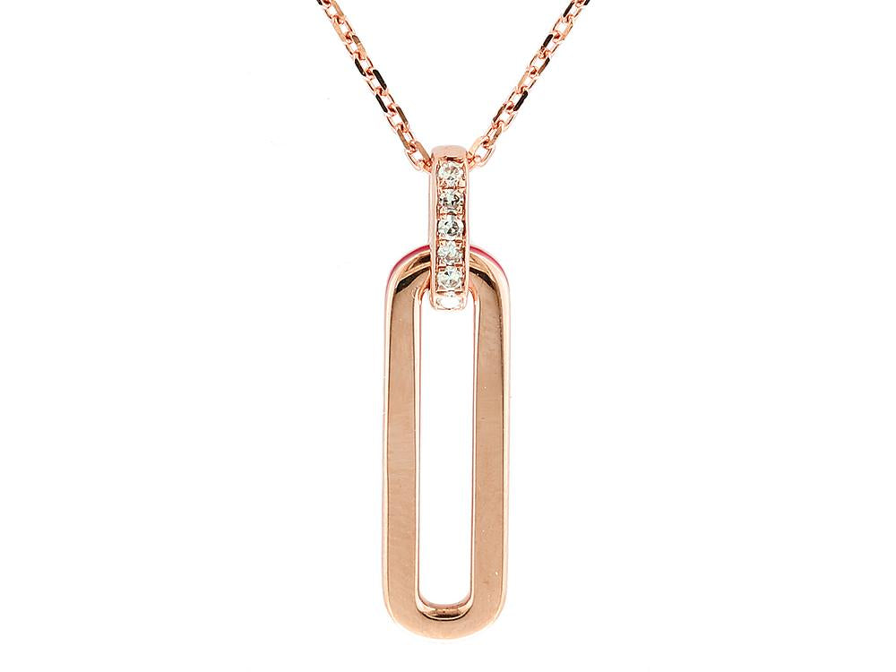 EFFY 14K ROSE GOLD DIAMOND PENDANT